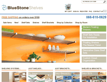 Tablet Screenshot of bluestoneshelves.com